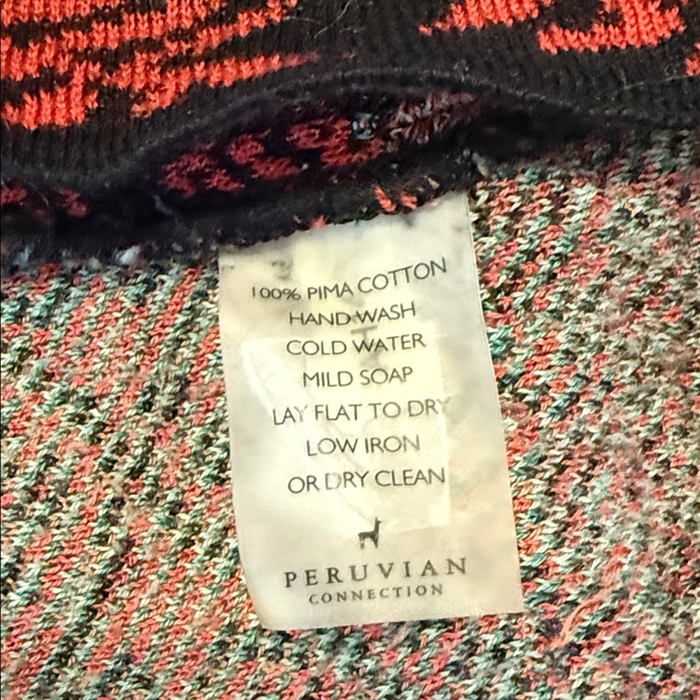 Peruvian Connection Kilim Patterned - Maxi Skirt … - image 6